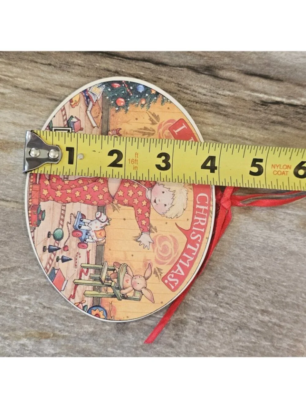 Vintage Mary Engelbreit “I Love Christmas” Ornament